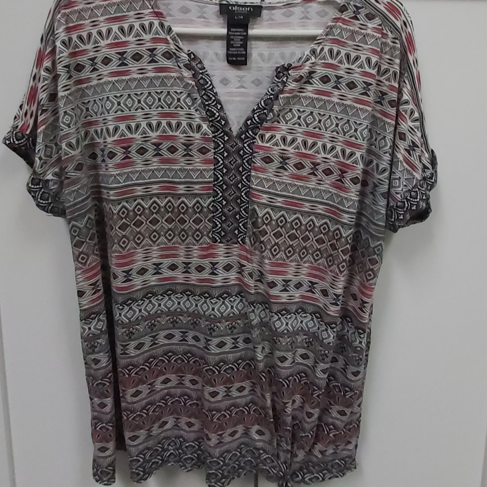 Olsen tie-bottom boho top